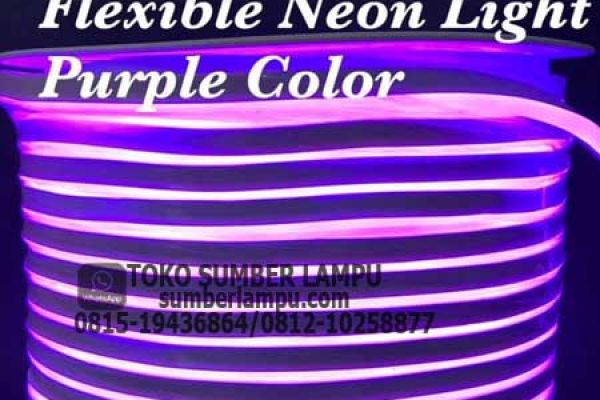 lampu flexible neon purple