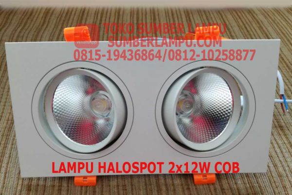 lampu halospot 2x12 watt