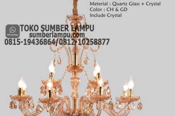 lampu gantung kristal