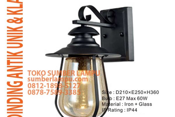lampu dinding unik klasik