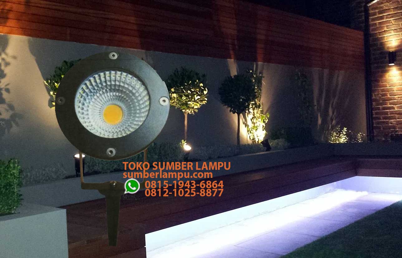 lampu taman led 12w 1 sumber lampu