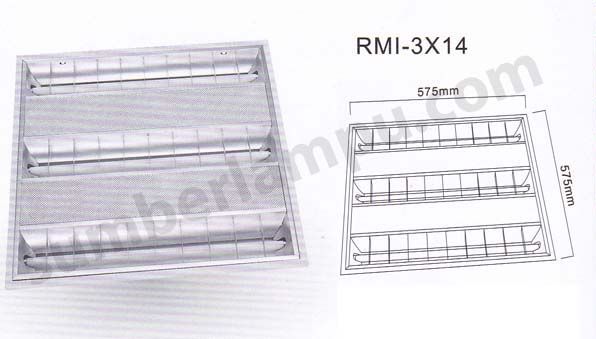 KAP Lampu TL RM 3 * 14 watt
