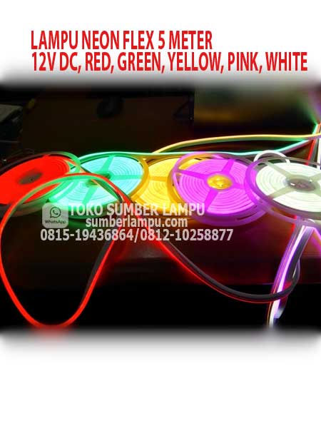 lampu dekorasi neon flex