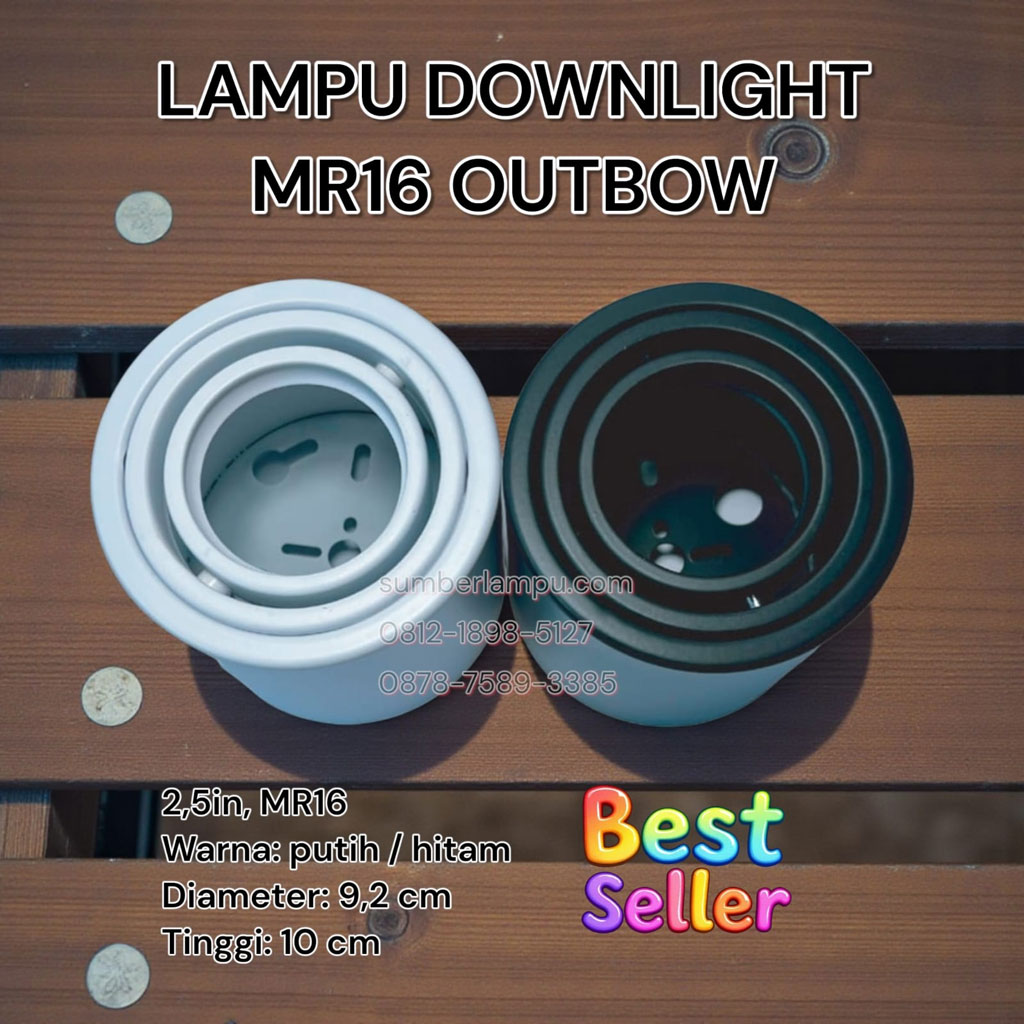 lampu downlight outbow mr16