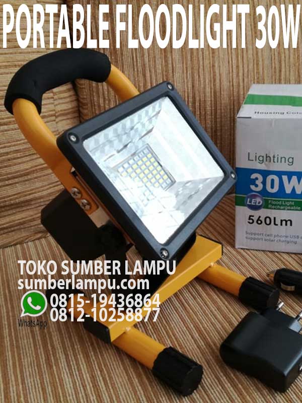 lampu floodlight emergency 30w