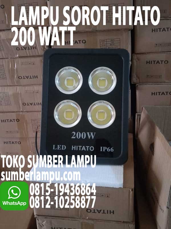 lampu floodlight hitato 200w