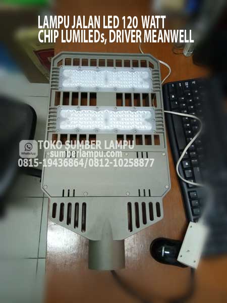 Lampu Jalan PJU LED 120 watt LUMILEDs Meanwell Driver