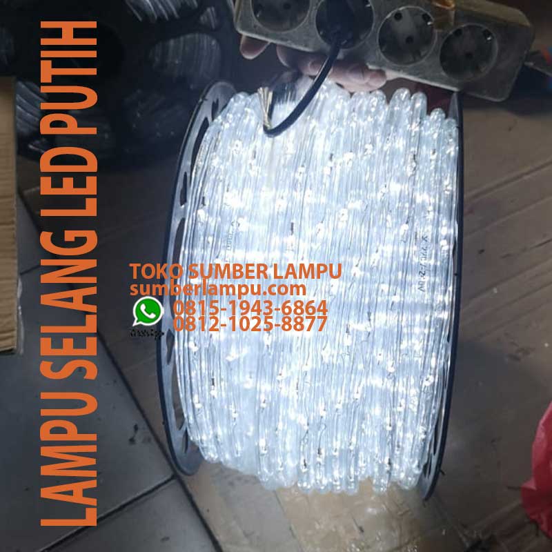 lampu selang led putih
