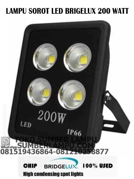lampu sorot led brigelux 200 watt
