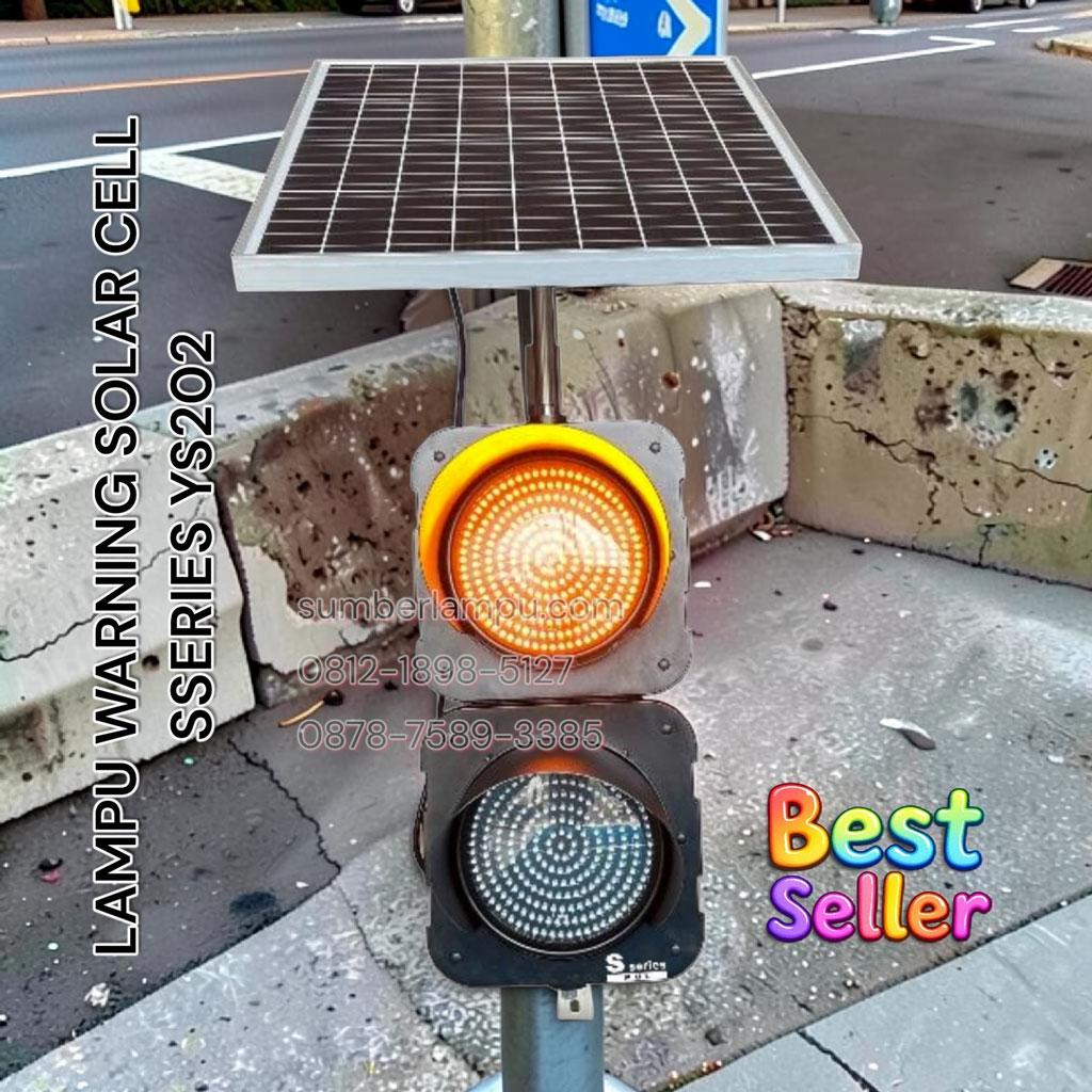 lampu sseries warning ys202 solar cell