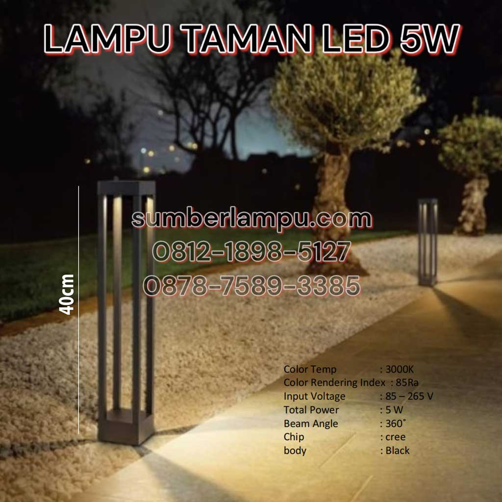 lampu taman led 40cm