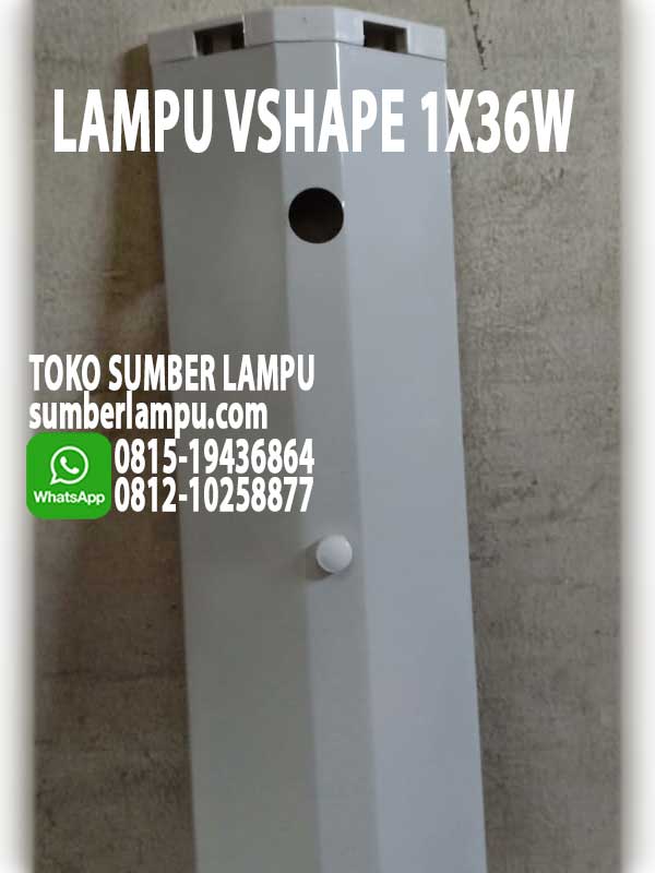 lampu tko vshape 1x36w