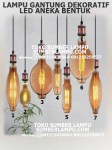 Bola Lampu Gantung Dekoratif LED Aneka Model