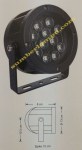 Lampu taman sorot LED 24watt CHIP LED BRIDGELUX