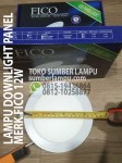 Lampu Downlight Panel Fico 12w