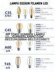 Lampu Edison Filamen LED Beragam Model