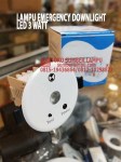Lampu Emergency Downlight LED 3 watt