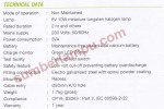 Lampu Emergency Maxspid UFO Halogen & LED