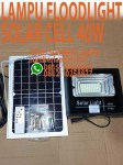 Lampu Floodlight Solar Cell 40W IP65 Remote + Bracket