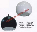 Lampu Gantung Restoran Kafe Model Bulat Apel