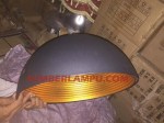 Lampu Pendant Cafe Restaurant Reflektor Emas