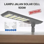 Lampu Jalan Solar 100W All in One Terbaru 