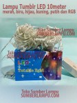 Lampu Natal LED 10 meter Tumblr Berbagai Warna