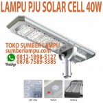 Lampu PJU Solar Cell 40W 4000 Lumens