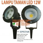 Lampu Taman LED 12w COB Chip Epistar