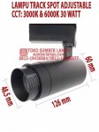 Lampu Track Spot LED 30 watt Adjustable