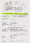 Maxspid MTL-NM-L203 NC Twinlamp 2x3watt LED